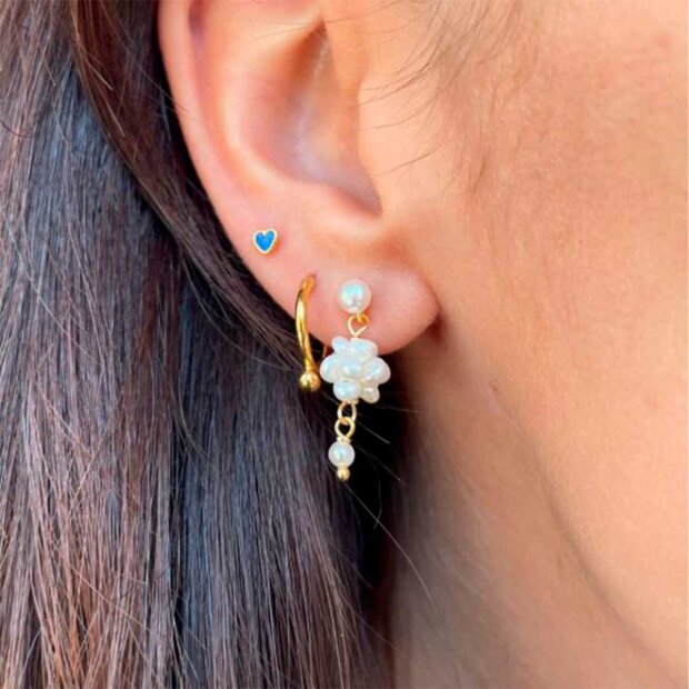 STINE A - PETIT CLUSTER BERRIES ØRERING - 1 STK. | FORGYLDT