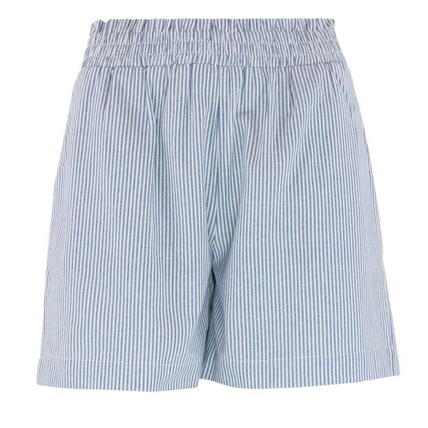 CONTINUE COPENHAGEN - LIS STRIBEDE SHORTS | BLÅ