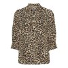 MARTA DU CHATEAU - UNNUR SKJORTE | BEIGE LEO