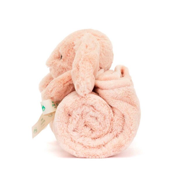 JELLYCAT - BASHFUL BUNNY TÆPPE - BLUSH