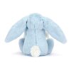 JELLYCAT - BASHFUL BUNNY NUSSEKLUD - BLÅ - 15X34 CM JELLYCAT - BASHFUL BUNNY NUSSEKLUD - BLÅ - 15X34 CM