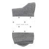MOSHI MOSHI MIND - STORY RIB STRØMPER | GREY MELANGE MOSHI MOSHI MIND - STORY RIB STRØMPER | GREY MELANGE