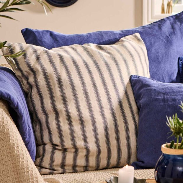 IB LAURSEN - PUDE INKL. FYLD | NATUR/GRÅ