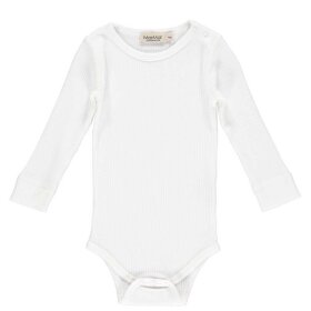 MARMAR COPENHAGEN - BODYSTOCKING M/LANGE ÆRMER | GENTLE WHITE