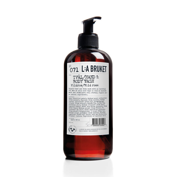 LA BRUKET - LIQUID SOAP 450 ml, WILD ROSE