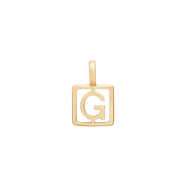 Billede af Enamel Letter G | Forgyldt Fra Enamel Copenhagen