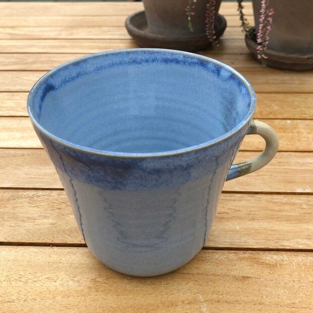 STINEMEI KERAMIK - KOP M/HANK STOR  | BLÅ