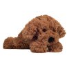 TEDDY HERMANN - LIGGENDE HUND 20 CM | MØRKEBRUN TEDDY HERMANN - LIGGENDE HUND 20 CM | MØRKEBRUN