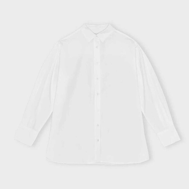 MOSHI MOSHI MIND - CLEAN POPLIN SKJORTE | HVID