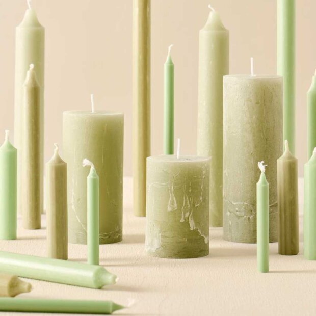 IB LAURSEN - STEARINLYS - RUSTIK | GREEN TEA