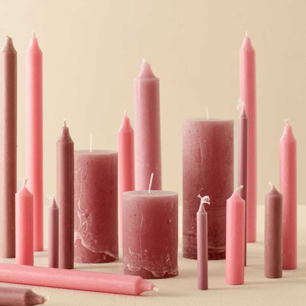 IB LAURSEN - STEARINLYS - RUSTIK | MALVA