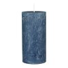 IB LAURSEN - STEARINLYS - RUSTIK H14XØ6,8 CM | CORNFLOWER