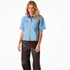 NEO NOIR - TIKI DENIM SKJORTE | SMOKE BLUE NEO NOIR - TIKI DENIM SKJORTE | SMOKE BLUE