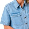 NEO NOIR - TIKI DENIM SKJORTE | SMOKE BLUE NEO NOIR - TIKI DENIM SKJORTE | SMOKE BLUE