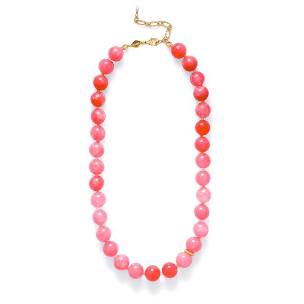 ANNI LU - BALL HALSKÆDE - BUBBLEGUM | FORGYLDT
