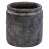 CHAKAR - DAHLA RUSTIK KRUKKE 20X21 CM | SORT