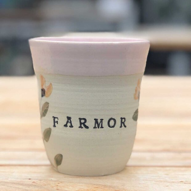 STINEMEI KERAMIK - FARMOR | ROSA MILD BLOMST