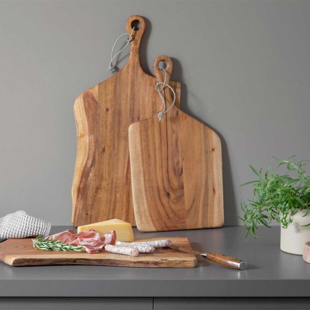 STUFF DESIGN - RAW SKÆREBRÆT 28X55CM - ACACIA