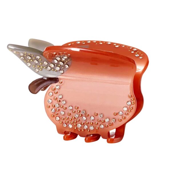 MAANESTEN - ABELTA HÅRKLEMME - CRANBERRY