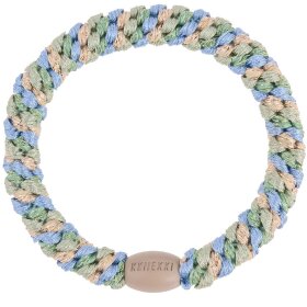 BON DEP - KKNEKKI HÅRELASTIK | MIX PISTACIO SKY BLUE GLITTER