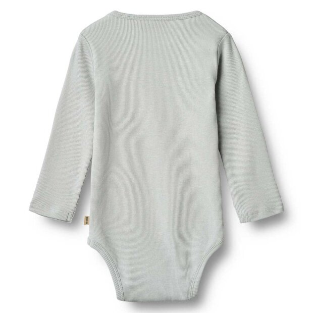 WHEAT - SPENCER RIB BODYSTOCKING | SOFT BLUE