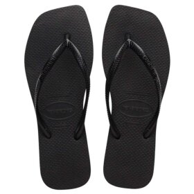 HAVAIANAS - SLIM SQUARE KLIPKLAPPER | BLACK