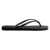 HAVAIANAS - SLIM SQUARE KLIPKLAPPER | BLACK HAVAIANAS - SLIM SQUARE KLIPKLAPPER | BLACK