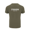 STOKVÆRK - SOCIAL RUN 7/5 Army t-shirt + billet