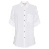 MARTA DU CHATEAU - KIARA SHIRT | OPTICAL WHITE