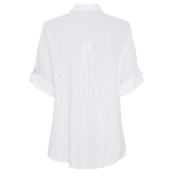 MARTA DU CHATEAU - KIARA SHIRT | OPTICAL WHITE