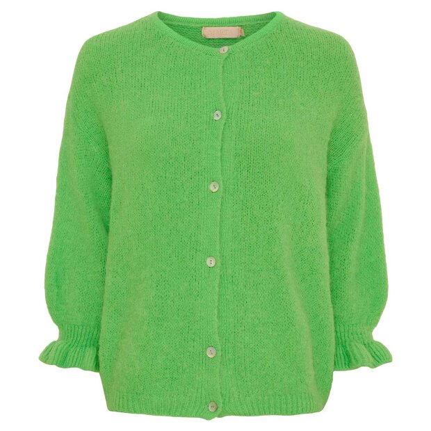 MARTA DU CHATEAU - JULIANA CARDIGAN | GREEN FLUO