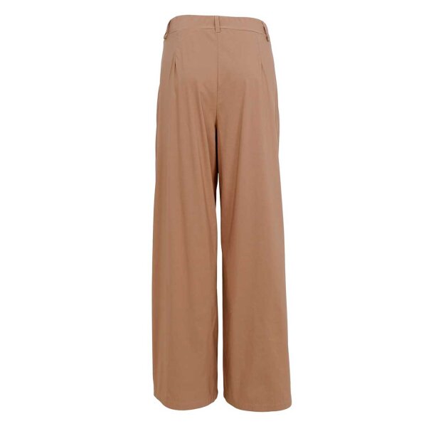 BLACK COLOUR - DAVINA WIDELEG BUKSER | KHAKI