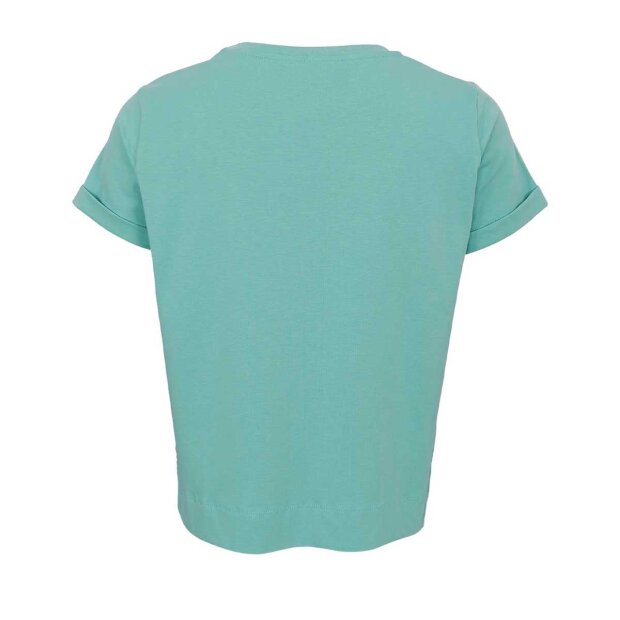 BLACK COLOUR - MAY SS T-SHIRT | PASTEL GREEN